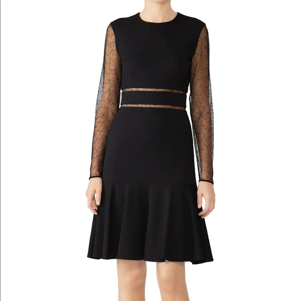 Jason Wu black mesh dress